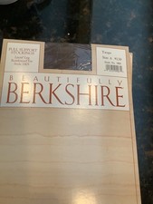 4/Pairs Berkshire Woman s VTG 80s Stockings Taupe Lycra Thigh High SZ A