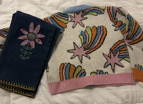NWT Stella McCartney Shooting Stars Sweater And Jeans Sz 4 - Picture 18 of 19