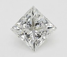 Lab Grown 2.14 Ct PRINCESS Cut IGI Certified CVD Diamond G Color VS2 Clarity