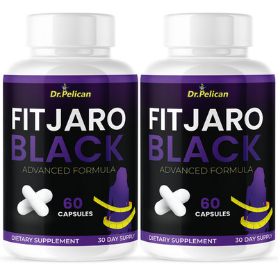 FitJaro Black- Metabolism Support, Weight Management Supplement- 2 Bottles