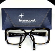 VTG ANNE KLEIN AK 3165 202/82 Womens Brown Square Eyeglasses FRAMES ONLY