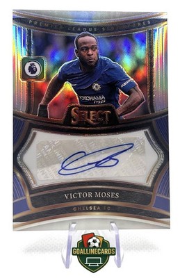 Victor Moses Premier League Signatures Auto - Panini Select 2024/2025 - Chelsea