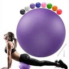 Soft Pilates Ball 9 Inch, Ideal Small Exercise Ball between Knee Squeeze for Phy