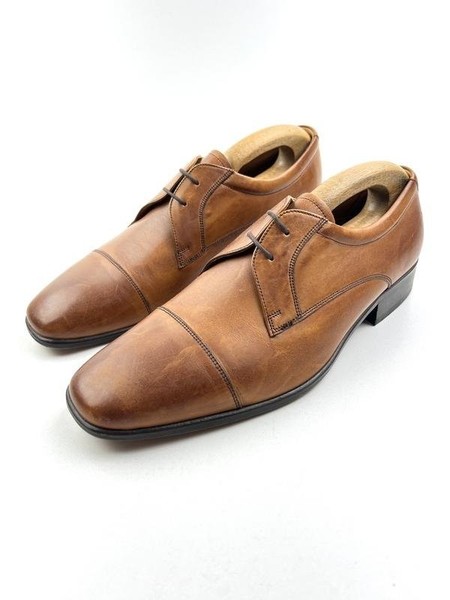 Men Barker Heels Brown Leather 41.5 #5QDH