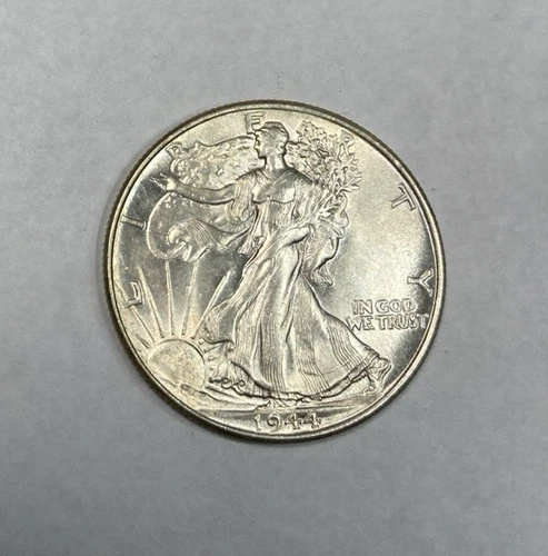 1944 Walking Liberty Half Dollar Lustrous AU++