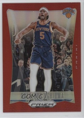 2023-24 Panini Prizm Deca Red Prizm 125/199 Precious Achiuwa #143 1s2h