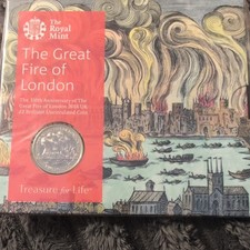 Royal Mint The Great Fire of London 350th Anniversary 2016 £2 BUNC Coin 