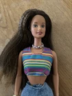 Vintage Teresa Butterfly Art Barbie Doll 1998 Tattoo Discontinued