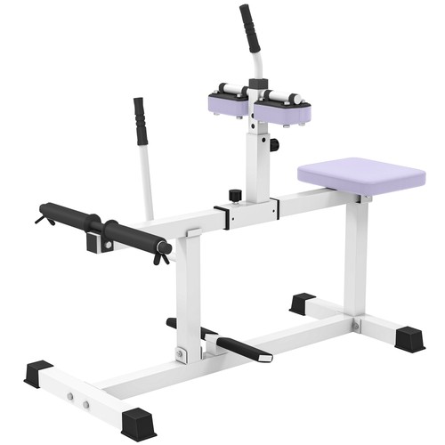 Purple Seated Calf Raise Machine, Home Gym Strength Training Equipment