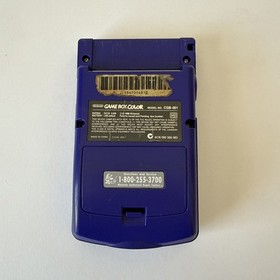 Nintendo Gameboy Color Purple System Console Tested & works! Free Shipping
