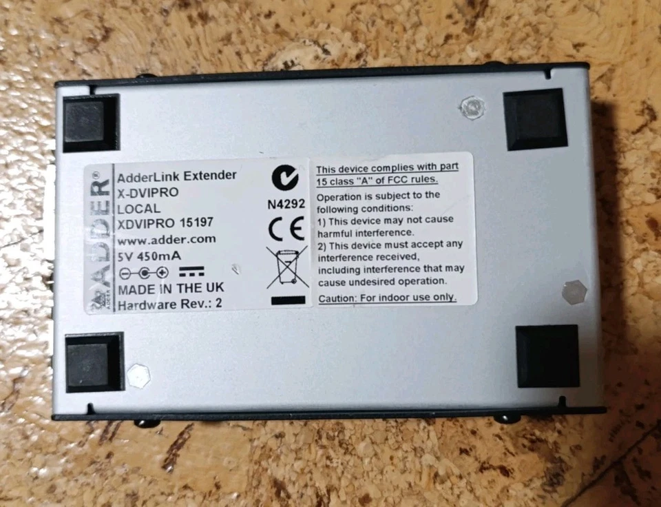 Adder Adderlink KVM USB DVI Video Extender X-PRODVI Local&Remote XDVIPRO Switch - Bild 2 von 4