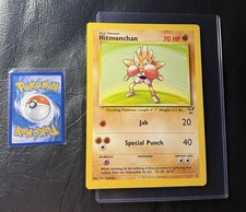 Carta Pokemon Hitmonchan 2 Jumbo 2002 vincitore oro oversize vintage Nintendo