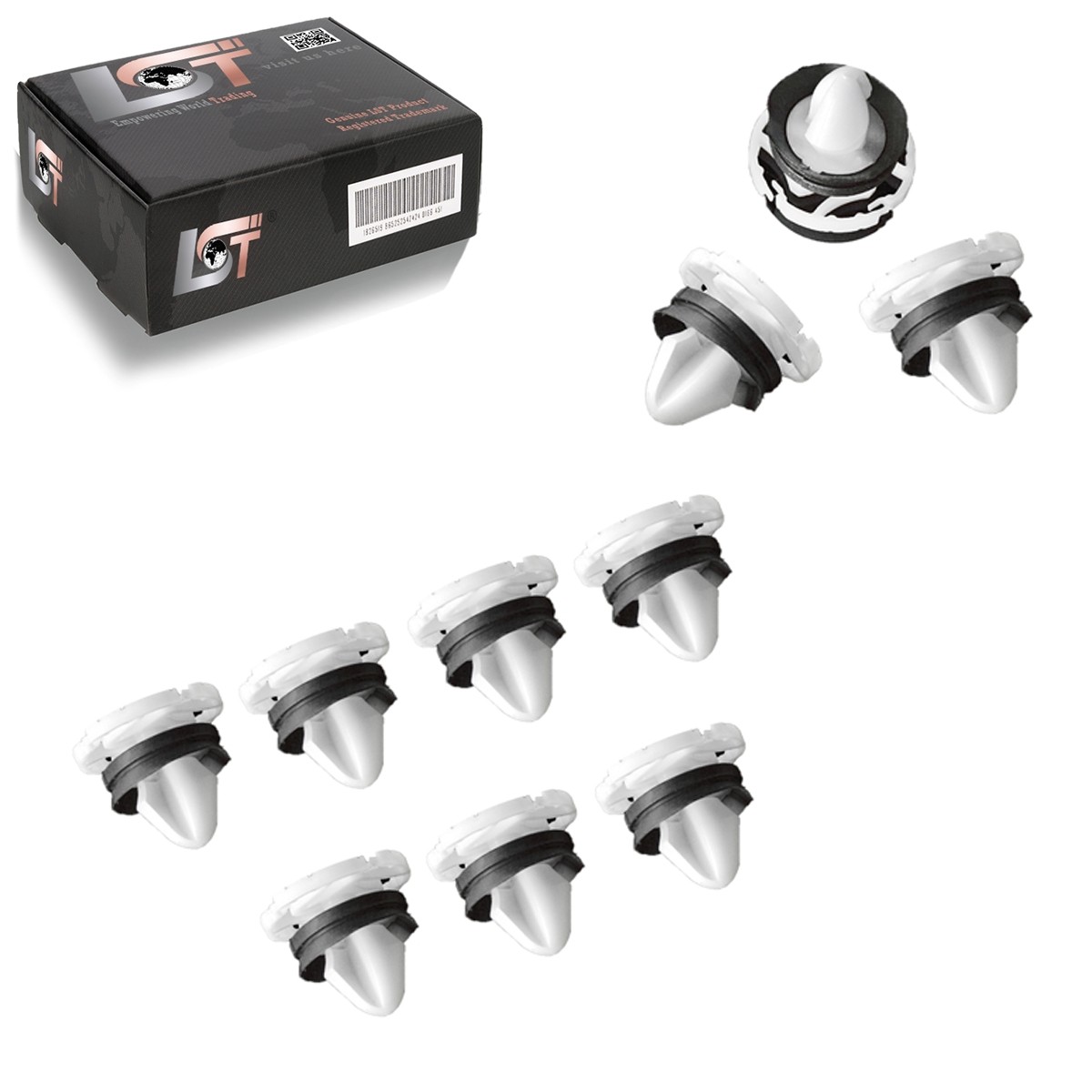 10X For Mitsubishi ASX Colt VIII Door Panel Fastening Clips Holder