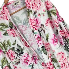SHOW ME YOUR MUMU Women's One Size Floral Rose Garden of Bloom Brie Kimono Robe