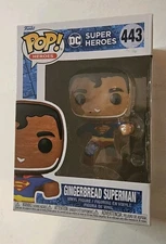 Funko Pop! Heroes #443 DC Superheroes Gingerbread Superman Vinyl Figure 