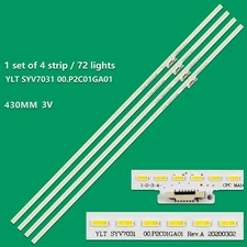 4pcs LED Strips for Sony 70"TV KDL-70W850B KDL-70W830B YLT SYV7031 00.P2C01GA01
