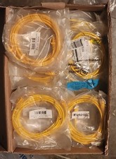 Lot Of 83 Cat 5/Cat 6 Snagless Patch Cables, Yellow, 6 Lengths, Legrand/C2G, New