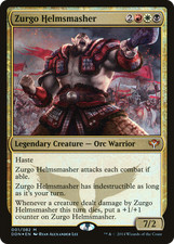 Zurgo Helmsmasher #1 (Foil) (MP) Speed vs Cunning DDN Magic MTG