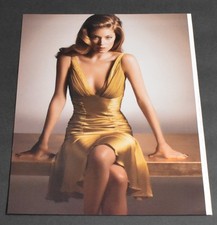 2005 Print Ad Sexy Fashion Long Legs Lady Blonde Gorgeous Dina Bar-El Dress ATP