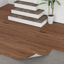 Pavimento in PVC Autoadesivo, 6 M², Effetto Legno, per Porta D'Ingresso, Soggior