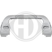 Diederichs Blende StoßStange Silber Vorne FüR Dacia Duster