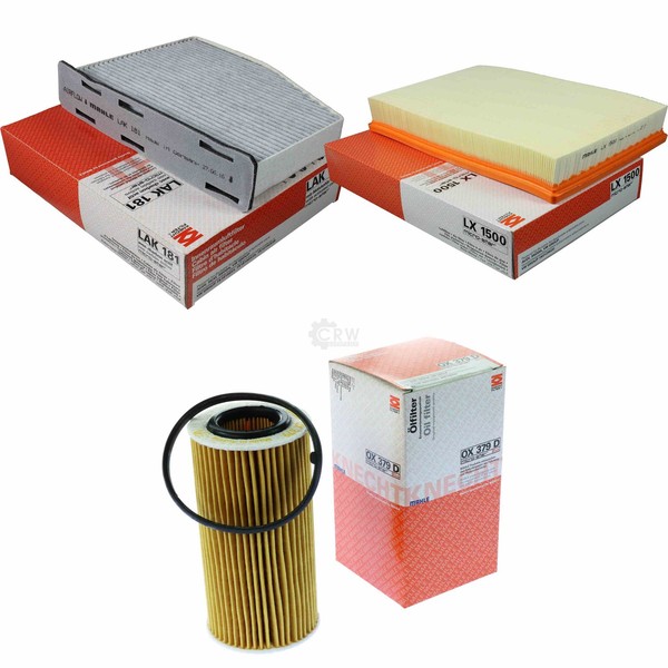 Mahle / Knecht Innenraumfilter Lak 181 Luftfilter Lx 1500 ÖLfilter Ox 379D-image