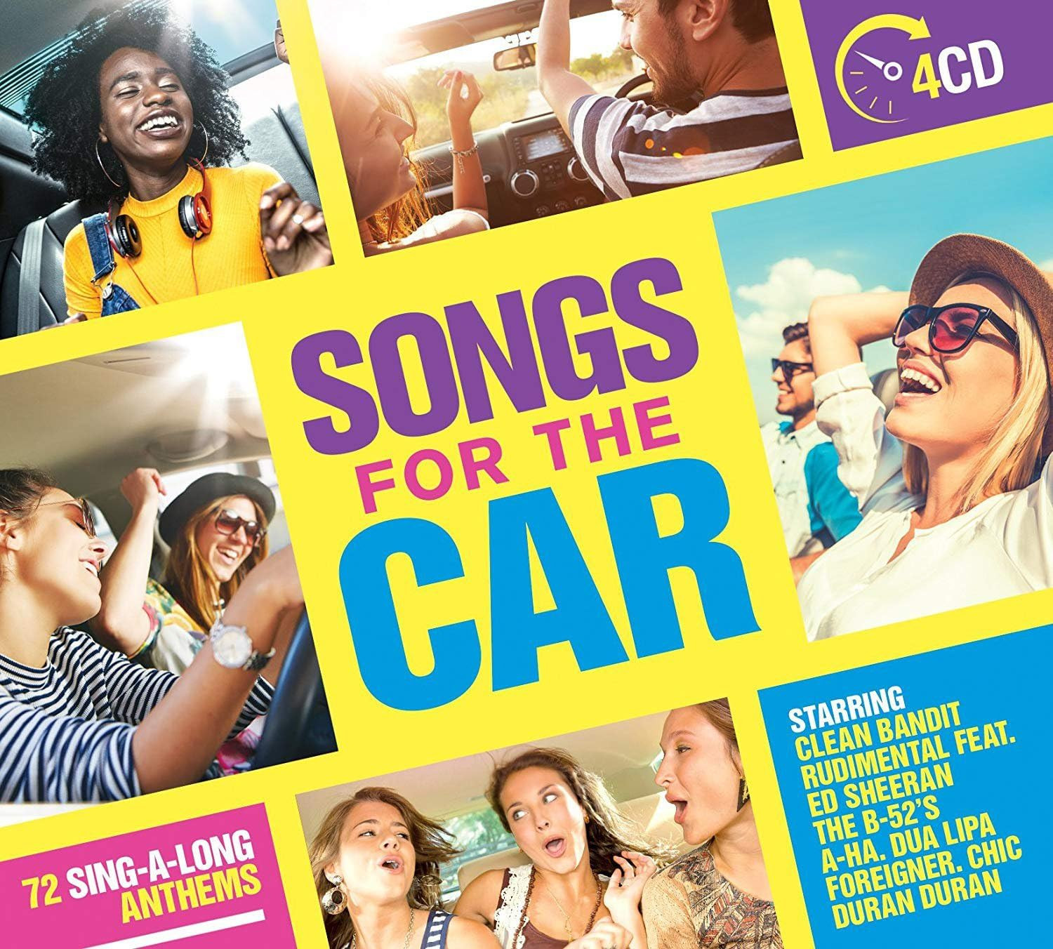 Various Artists / Songs for the Car (4 CD) *NEW CD*