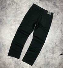 Vintage Yves Saint Laurent YSL Pour Homme Black Pinstripe Pants Trousers W34 L34