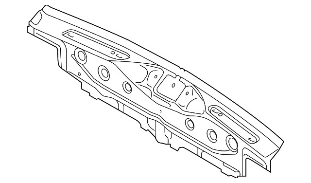 Refuerzo trasero del cuerpo para Audi Q5 Q5 PHEV SQ5 2018-2024 (P/N 80A-813-331-TA-STL)