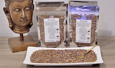 Fine Pre-Ground Cut Blue Lotus Flower - Anxiety Sleep Blend Tea Roll Mix 25g