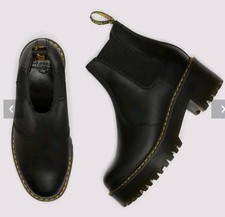 Dr Martens Rometty Black Chelsea Boots, Size UK 7, Excellent Condition