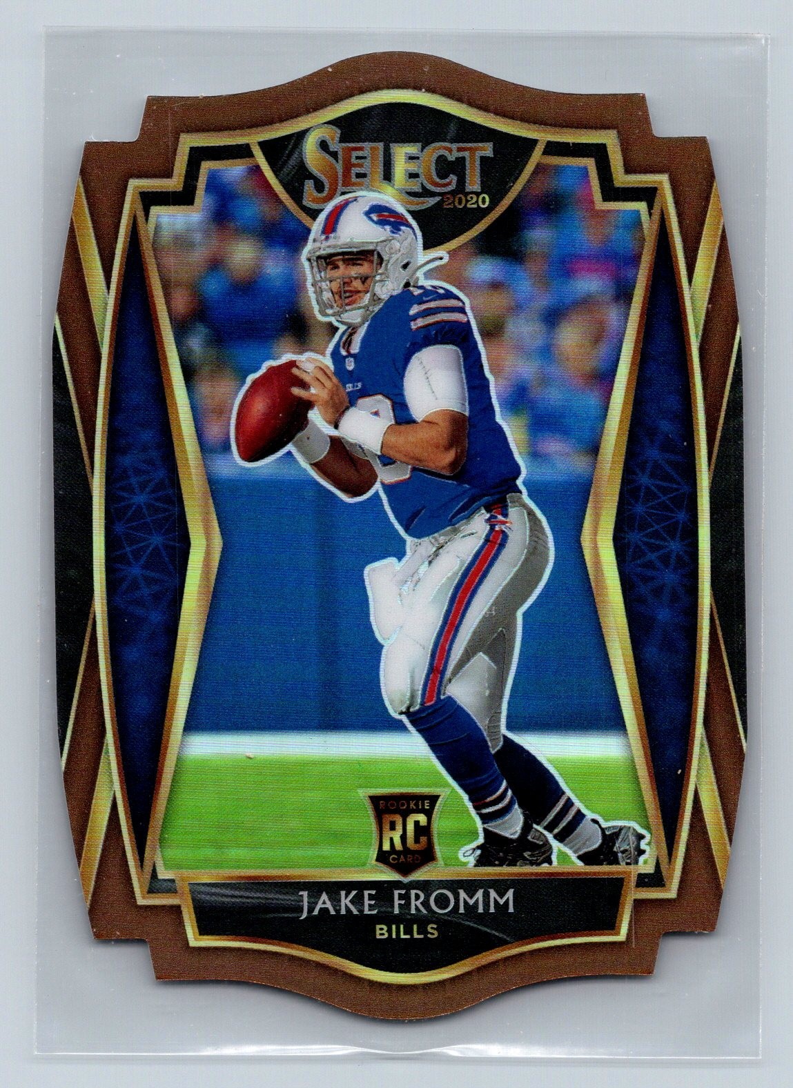 2020 Panini Select - Premier Level Jake Fromm #149 Copper Die-Cut /355 (RC)