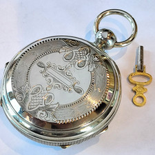 G23 SPECTACULAR 1867 ELGIN 18s MODEL 1 JT RYERSON KEY WIND 159 YEARS OLD!