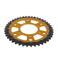 Kettenrad Alu Gold 43-ZäHne 525-Teilung FüR Kawasaki Z 1000 SX ABS Bj. 2011-2018
