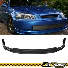 Fits 96-98 Honda Civic Jdm Ek Mugen Style Front Bumper Lip Spoiler Bodykit Pp
