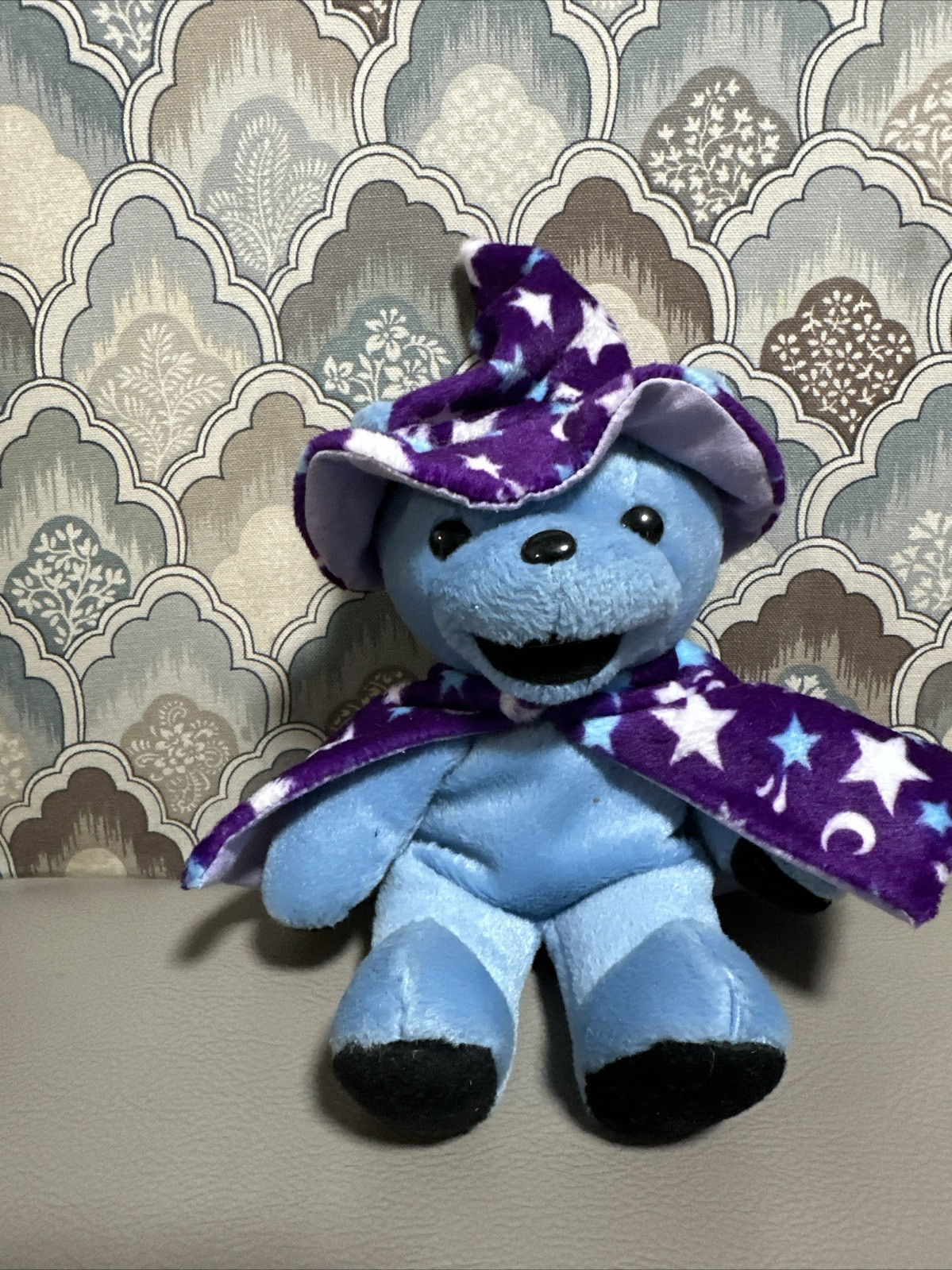 Grateful Dead Bean Bear Warlock Series 9 Liquid Blue Purple Cloak