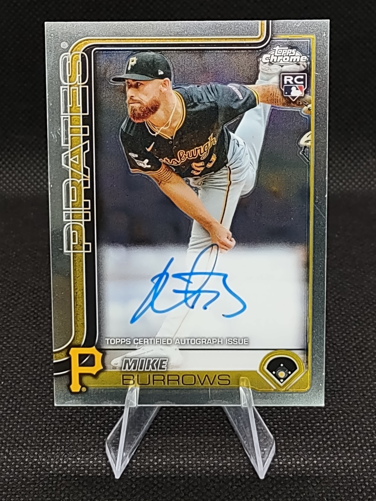 2025 Topps Chrome Mike Burrows Auto #RA-MBU