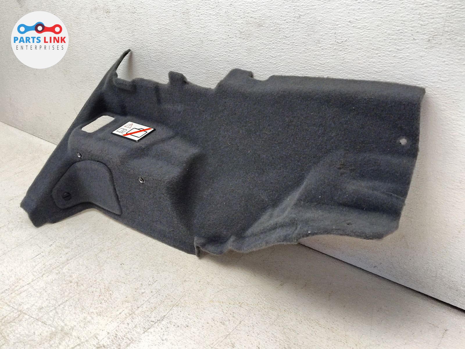 2008-14 FERRARI CALIFORNIA REAR LEFT TRUNK TRIM CARPET PANEL SIDE COVER CAP F149