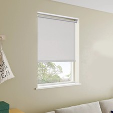 GoodHome Halo Corded Pearl grey Daylight Roller Blind (W)120cm (L)180cm