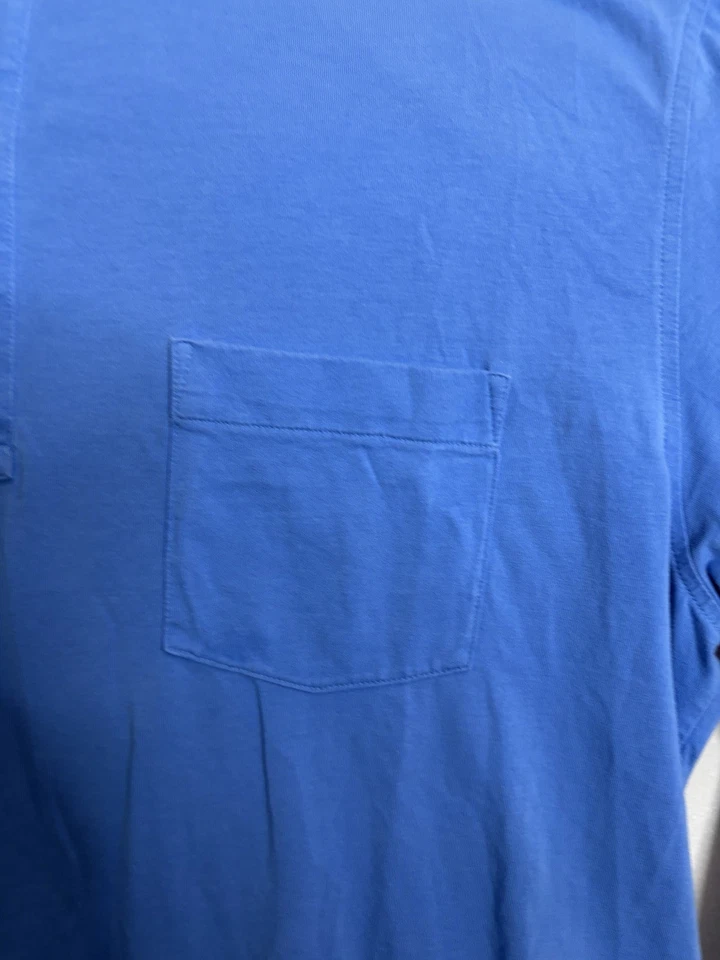 Camisa Polo Lilly Pulitzer Para Hombre Talla XL Azul Golf Manga Corta Algodón Pima UPF Foto 2 de 3