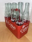 Vintage Coca-Cola 16 Oz Bottles One Pint 8 Pack Hard Plastic Carrying Case 80’s