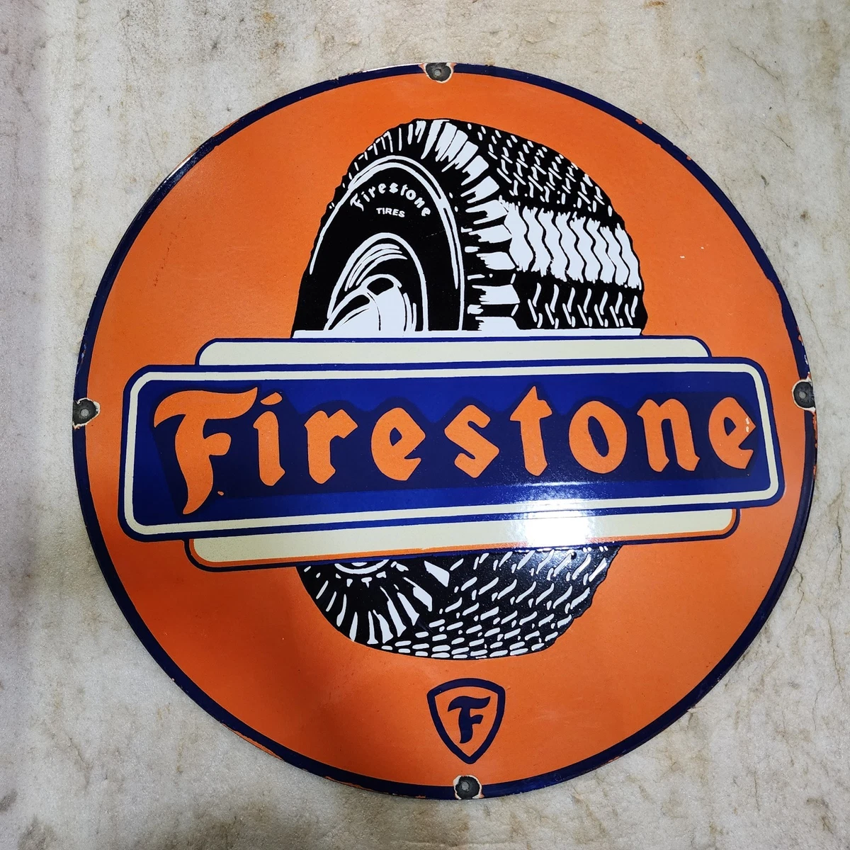Exide ヴィンテージサイン firestone Mobil Exide ヴィンテージサイン firestone Mobil