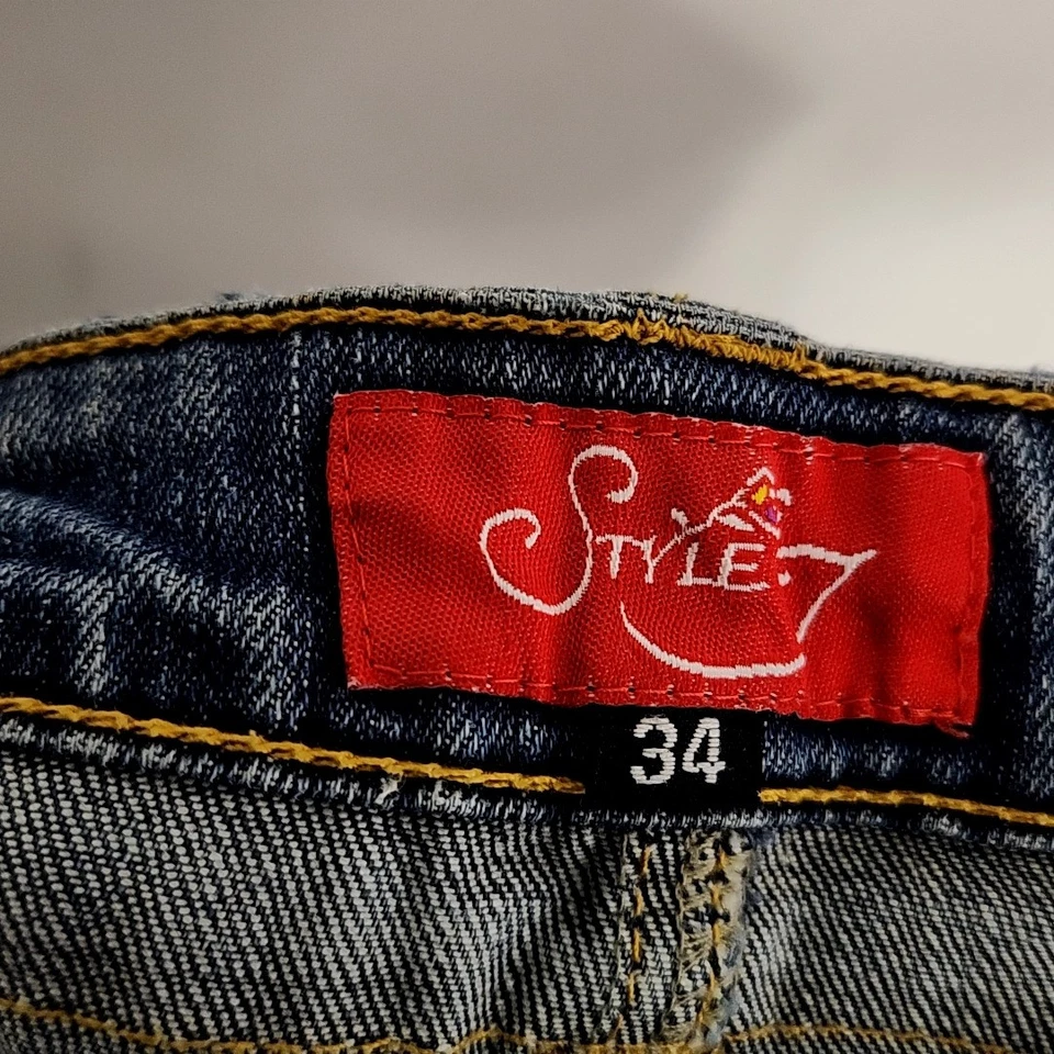 Falda vaquera estilo J para mujer talla 34 lavado mediano desteñido denim línea A hasta la rodilla modesta Foto 3 de 4