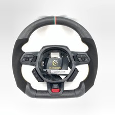 For Lamborghini Huracan 2015-2025 Real Matte Forged Carbon Fibe Steering Wheel