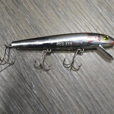 Cordell Red Fin Crankbait Plastic Silver Red Yellow Fish Fishing Lure