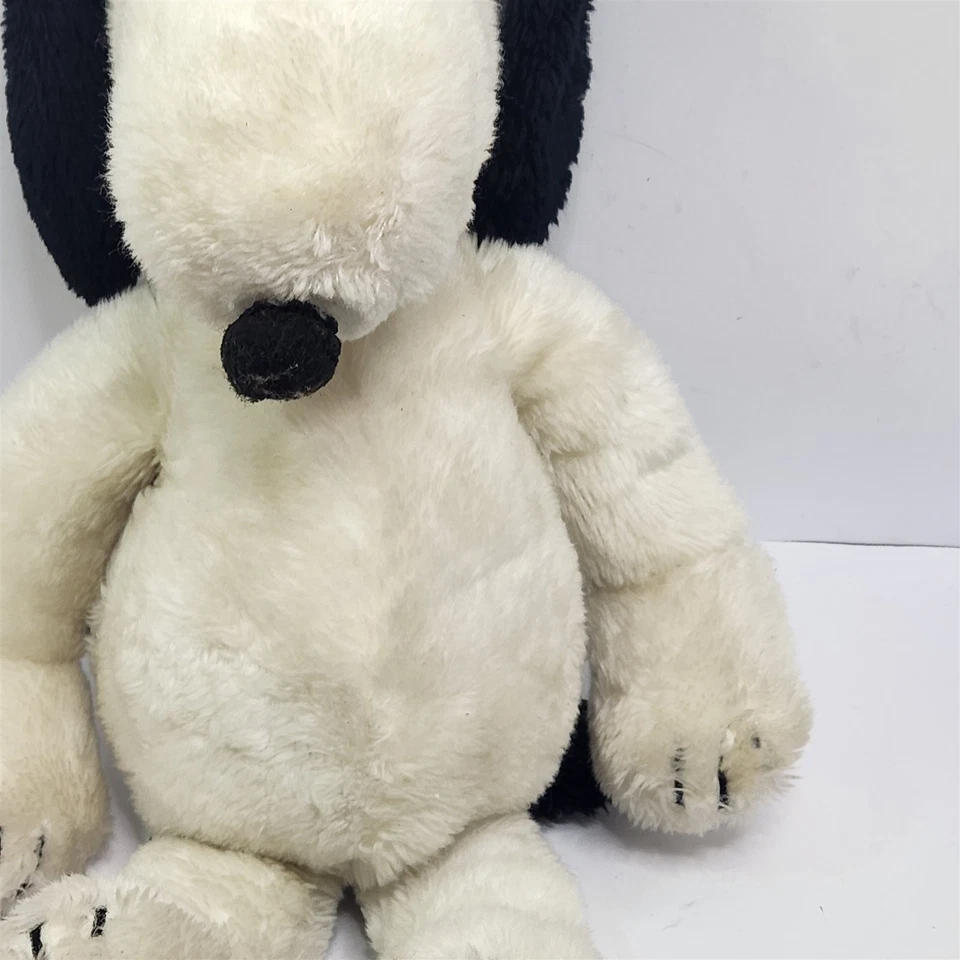 Juguete de peluche grande Peanuts Snoopy de colección United características sindicato 1968 Corea 52 cm Foto 4 de 4