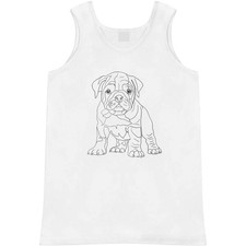 'British Bulldog Puppy' Adult Vest / Tank Top AV049368 