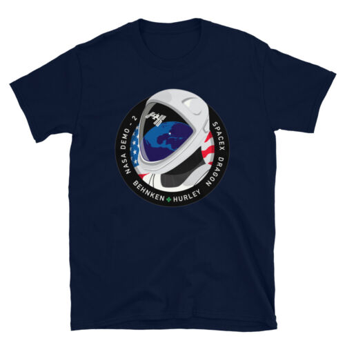 Mission Patch Crew Dragon Demo-2 NASA Spacex T-Shirt | US Space Force - Picture 11 of 13