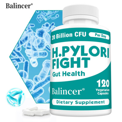 H.PYLORI FIGHT Gut Health Promotes Digestive And Immune System Health 30-120 Ct