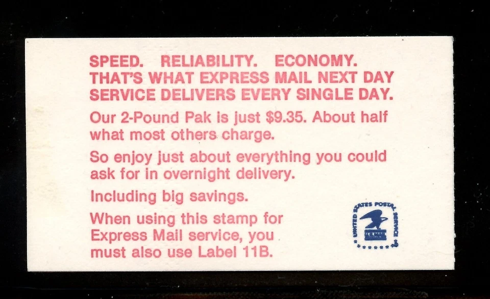 US 1909a (BK140), 1983 $9.35 EAGLE AND MOON, $28.05 COMPLETE BKLT, MNH (US5004K) - Image 3 of 3